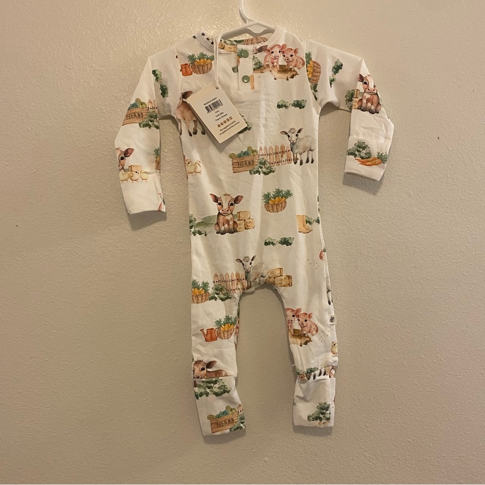 Snuggle Hunny Organic Cotton Growsuit